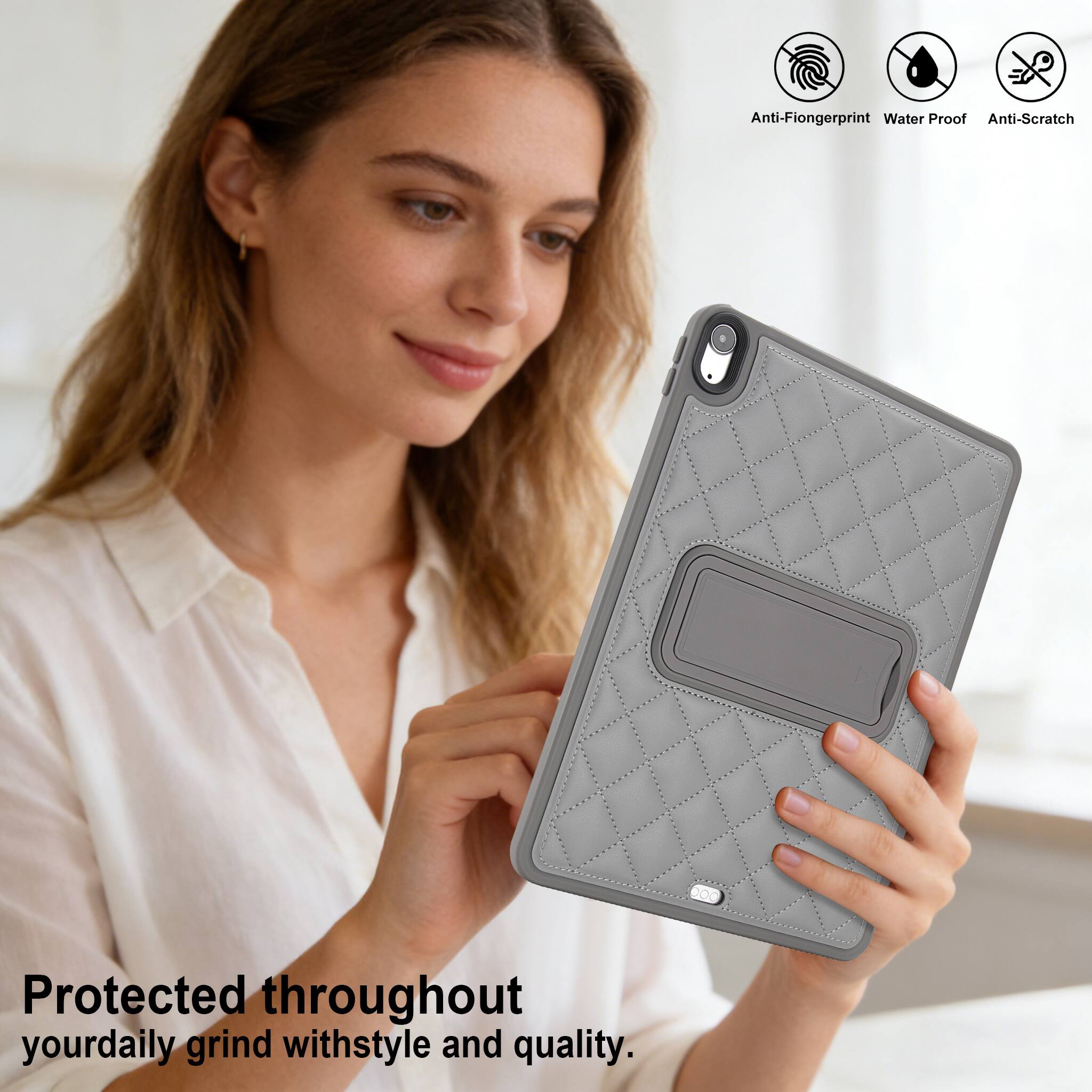Anti-Fingerprint Water Proof Anti-Scratch DO0 Protected throughout your daily grind with style and quality.