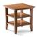 Front. Simpli Home - Acadian End Table - Light Golden Brown.