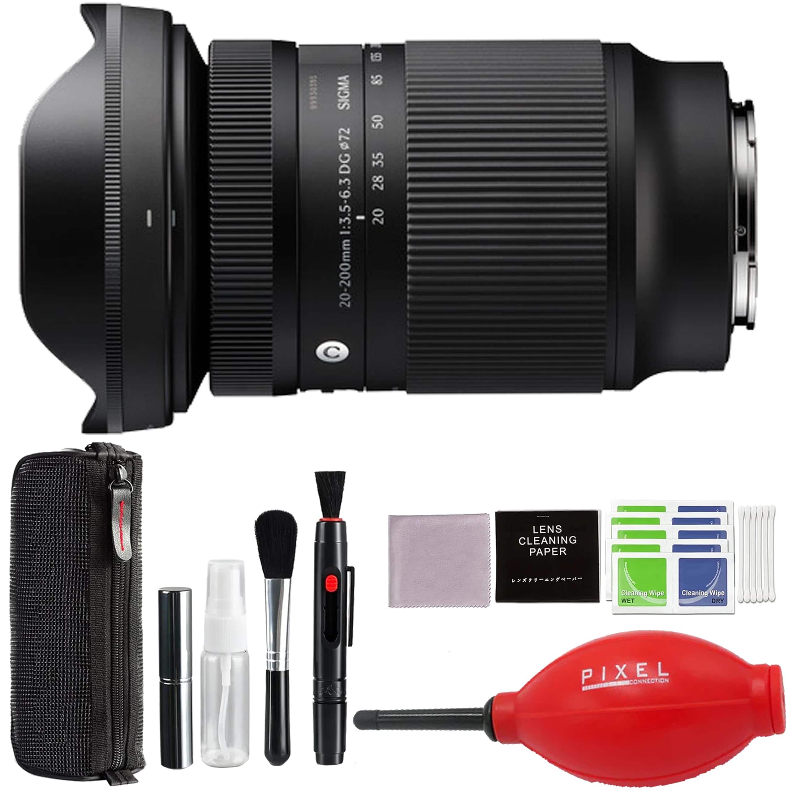 Sigma 20 200mm F3.5 6.3 DG Contemporary Lens (Sony E Mount) Black
