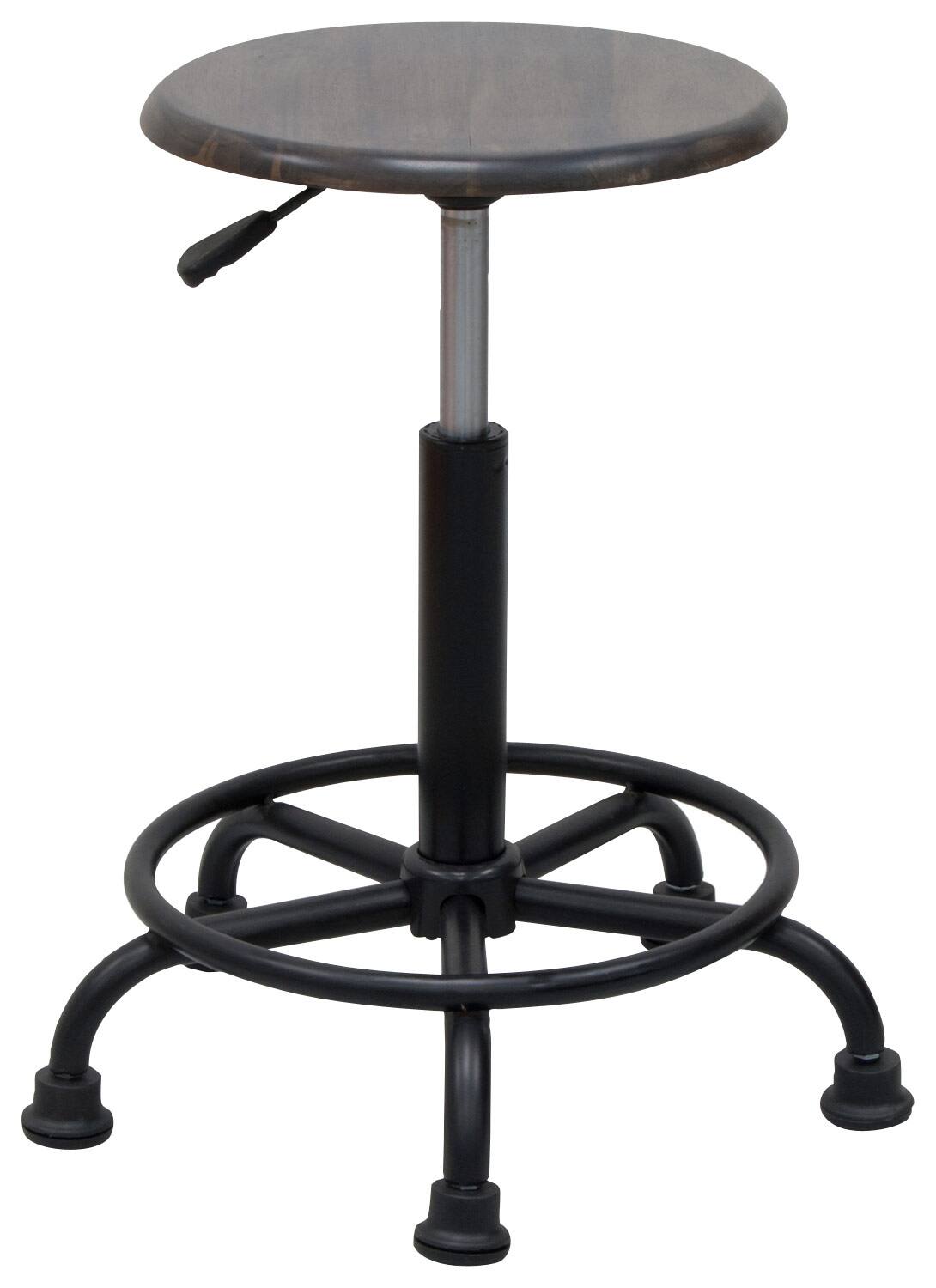 Front. Studio Designs - Retro Stool - Gunnison Gray.