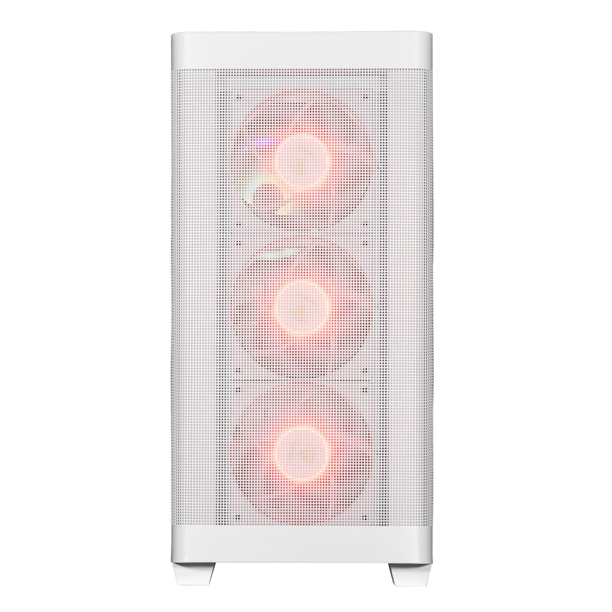 Alt View 5. Velztorm - Velztorm White Pilum Gaming Desktop (Ryzen 7 5700X, 32GB, 2TB SSD + 2TB 3.5 HDD, RTX 5070, Win 11 Pro ) - White.