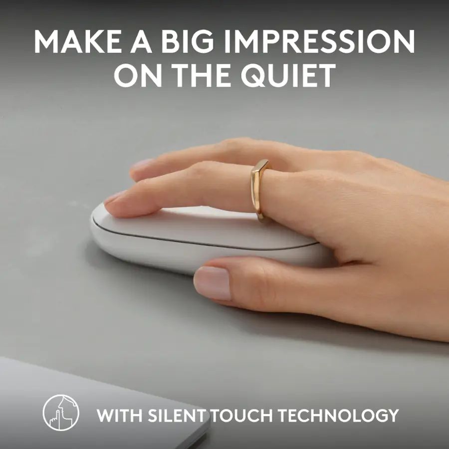 Make a big impression on the quiet with silent touch technology.