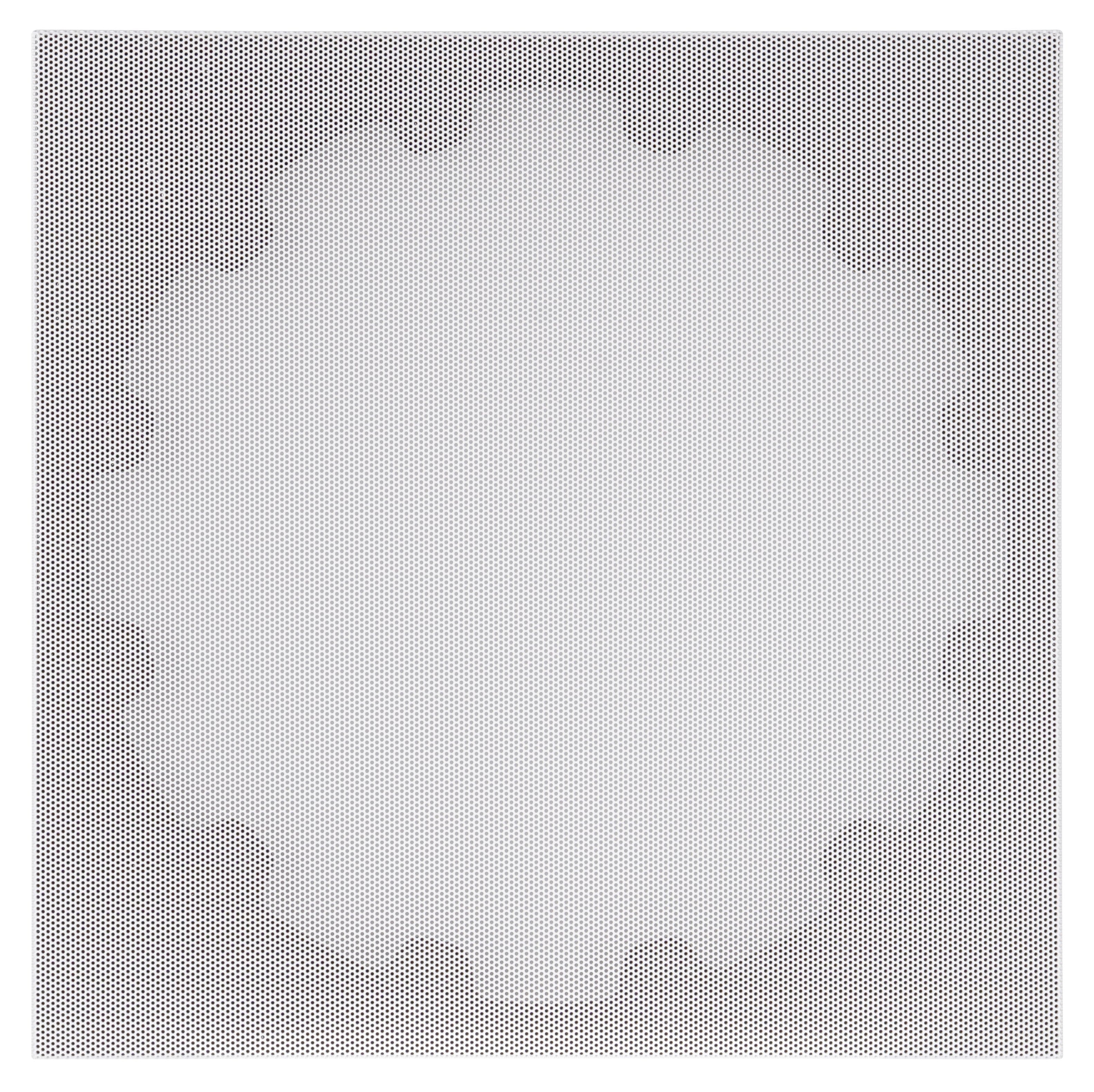 Front. Sonance - XPC-8WSQ-NT - Visual Experience Extreme 8" Woofer Large Trimless Square Adapter with Grille (Each) - Paintable White.