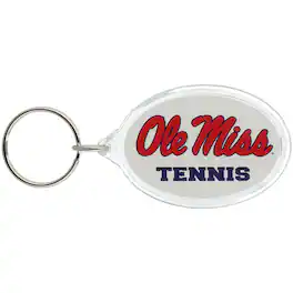 WinCraft - Ole Miss Rebels Tennis Oval Key Ring - Multicolor