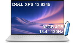 Dell - Upgraded - XPS 13 - Copilot+ PC - 13.4" WUXGA Laptop - Snapdragon X Elite X1E-80-100 2024 - 32GB RAM - 4TB Storage - Win11Pro - Platinum