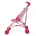 Angle. 509 Crew - Peppa Pig: Doll Umbrella Stroller in Pink & White Dots.