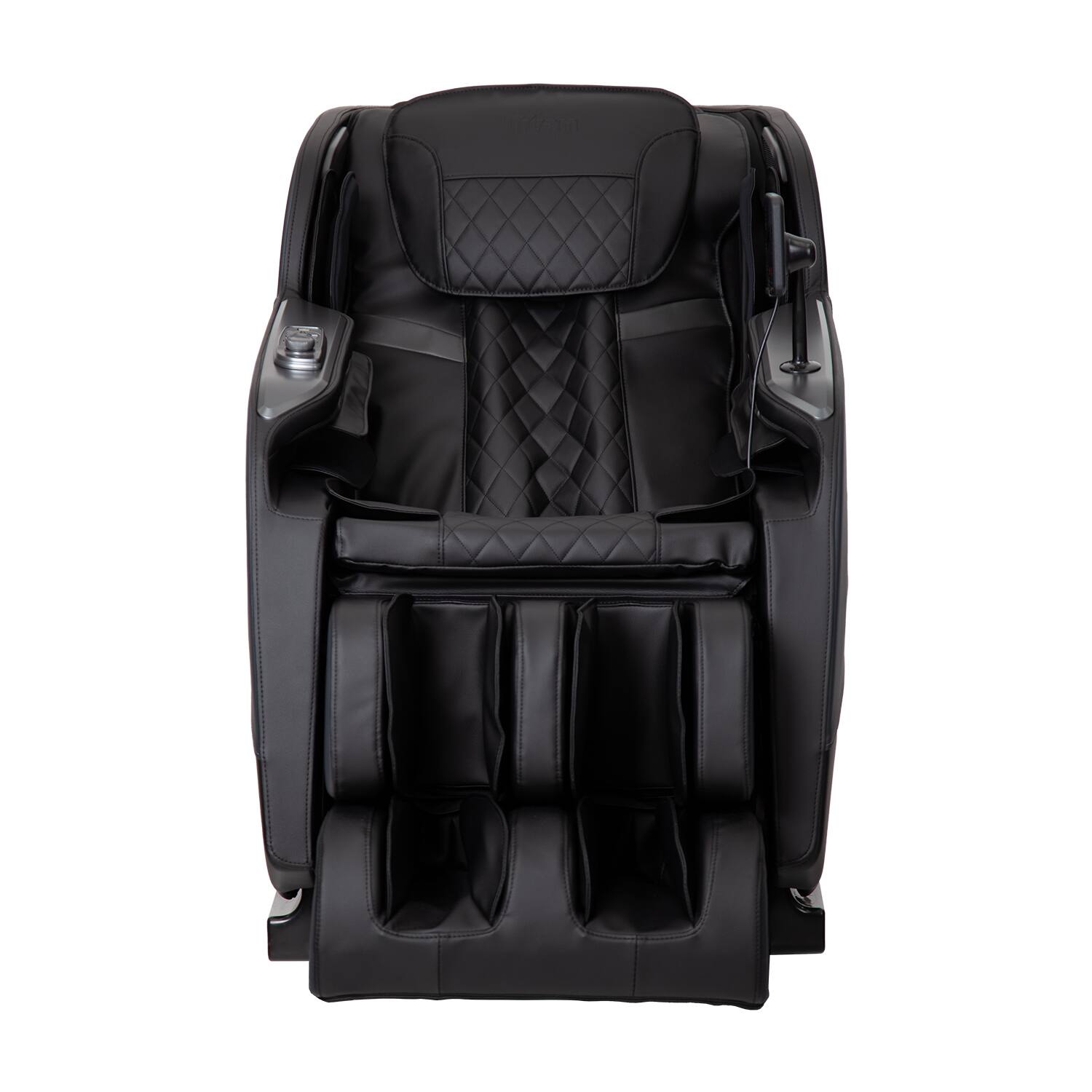 Alt View 6. Titan - Royale Zero Gravity Massage Chair with 8 Heated Rollers - Black - Black.