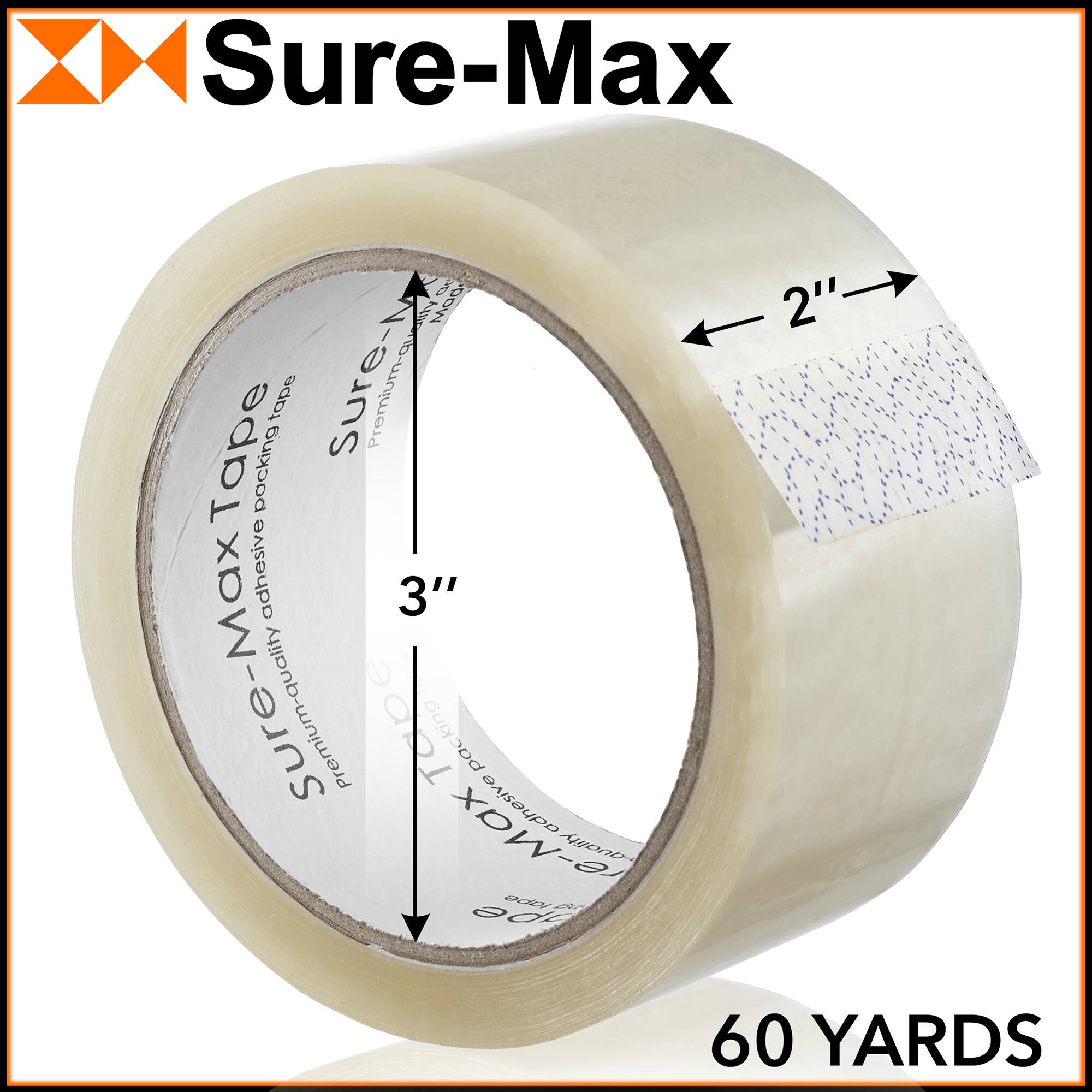 Sure-Max Premium-quality Tape packing king adhesive 3" 2" 60 YARDS