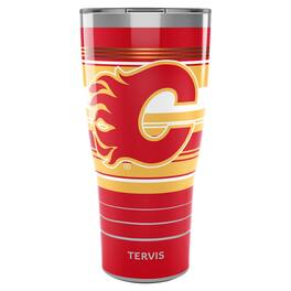 Tervis - Calgary Flames 30oz. Hype Stripes Stainless Steel Tumbler - Multicolor