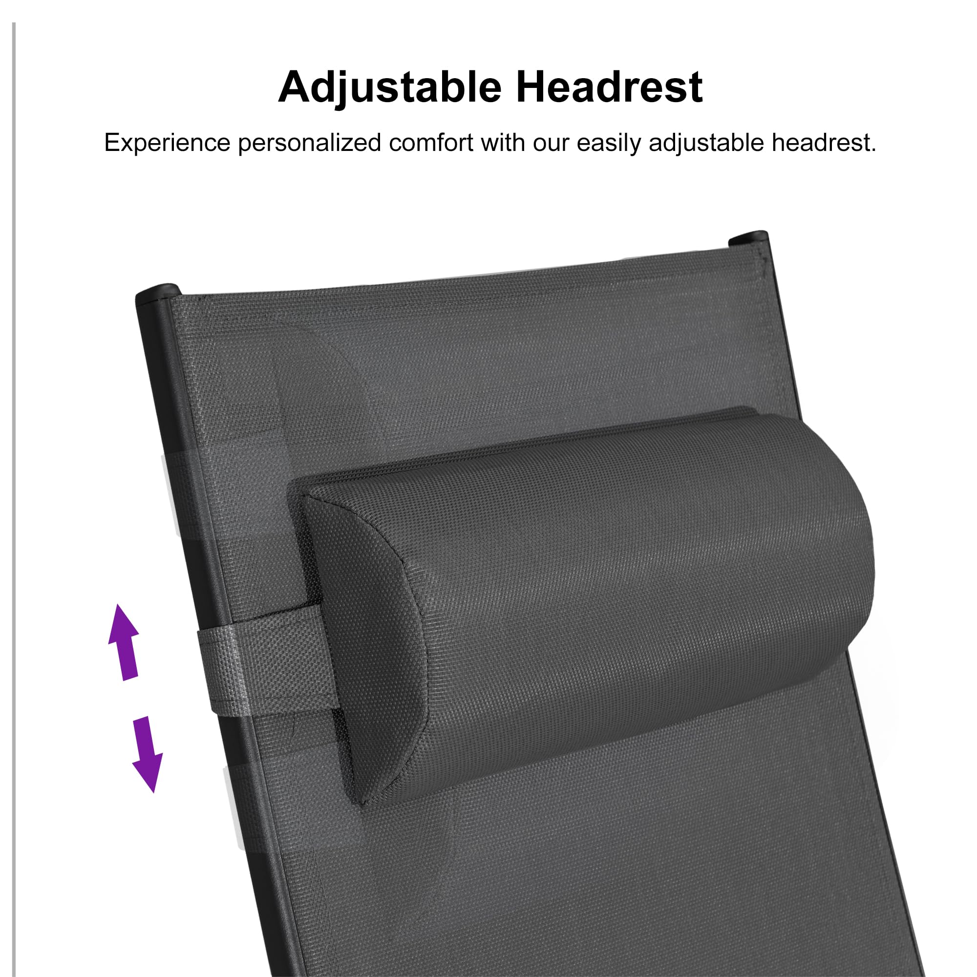 Adjustable Headrest

Experience personalized comfort with our easily adjustable headrest.