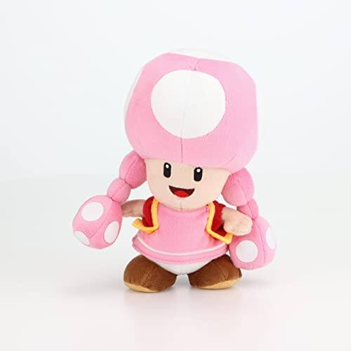 Alt View 4. Sanei - Little Buddy USA Super Mario All Star Collection 7.5" Toadette Plush.