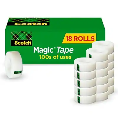 Scotch Magic Tape
18 Rolls
100s of uses