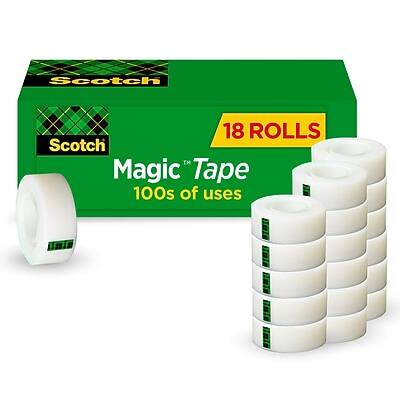 Scotch Magic Tape  
18 Rolls  
100s of uses