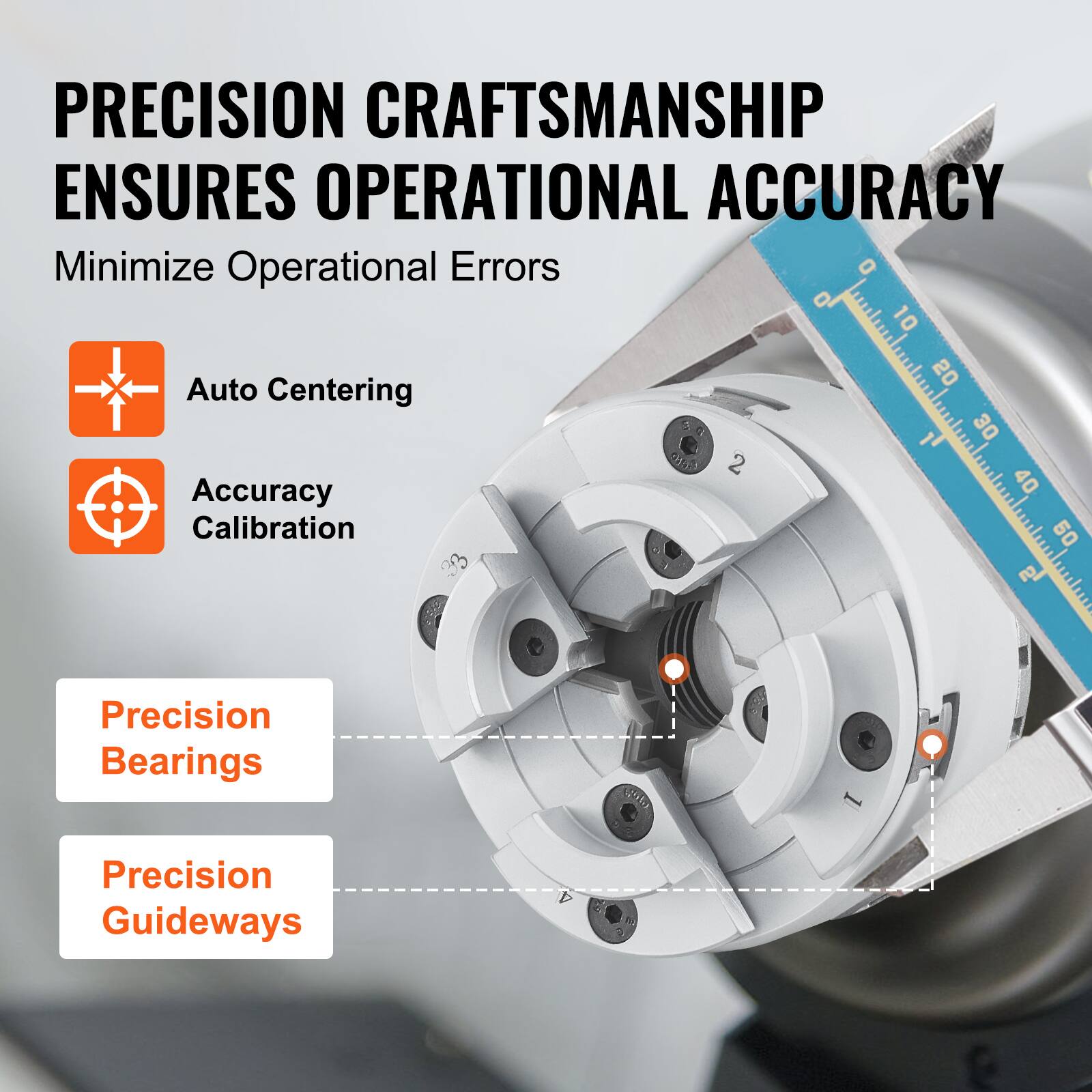 PRECISION CRAFTSMANSHIP ENSURES OPERATIONAL ACCURACY

Minimize Operational Errors

- Auto Centering
- Accuracy Calibration
- Precision Bearings
- Precision Guideways