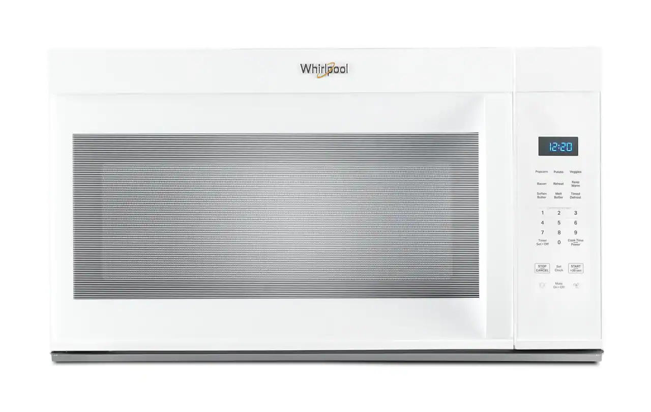 Whirlpool - 1.7 Cu. Ft. Over-the-Range Microwave with 1000-Watts Cooking Power - White