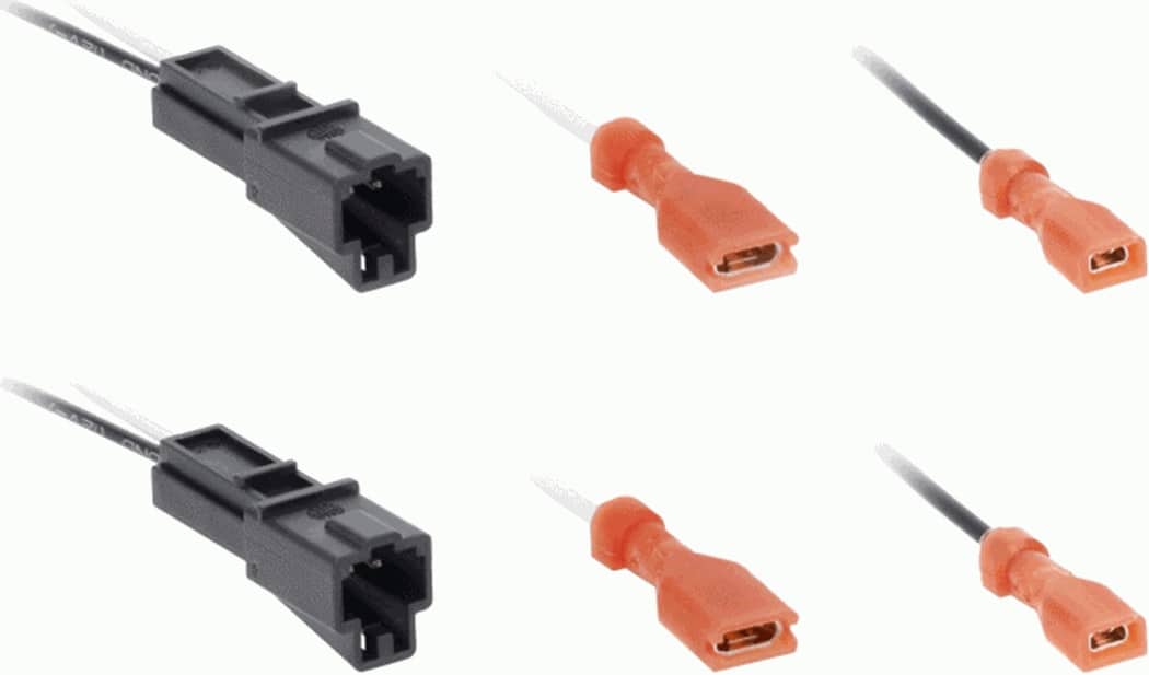 Angle. Metra - Speaker Harness for Select 2012-2023 Tesla Models Vehicles (2-Pack) - Multi.