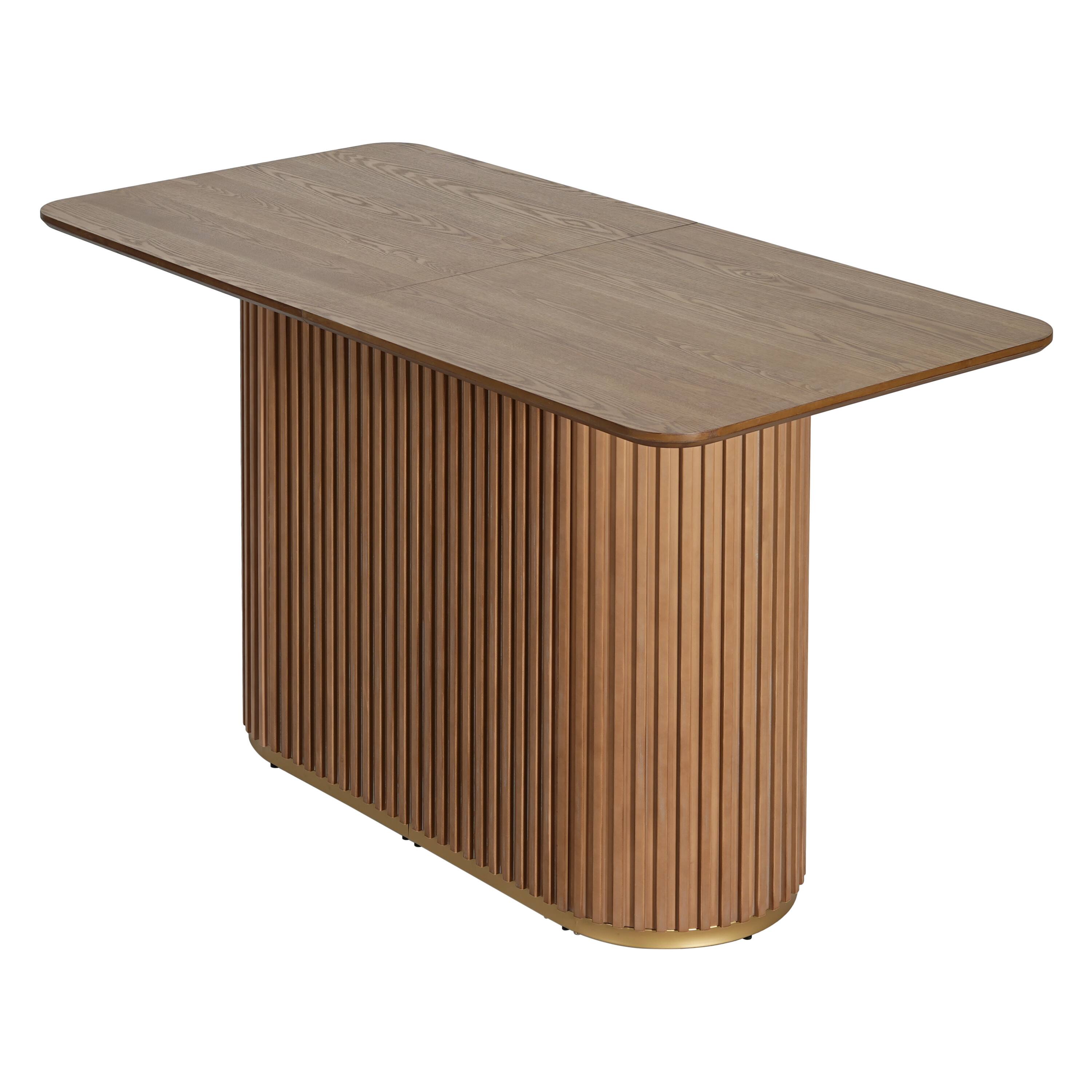 Alt View 3. Loheer - Loheer Natural Ash Counter Table, 63 Inch Rectangular Counter Height Dining Table - Natural Ash.