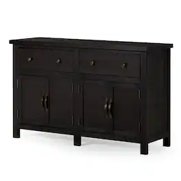 Maven Lane - Felix Rustic Wooden Sideboard Finish - Weathered Black