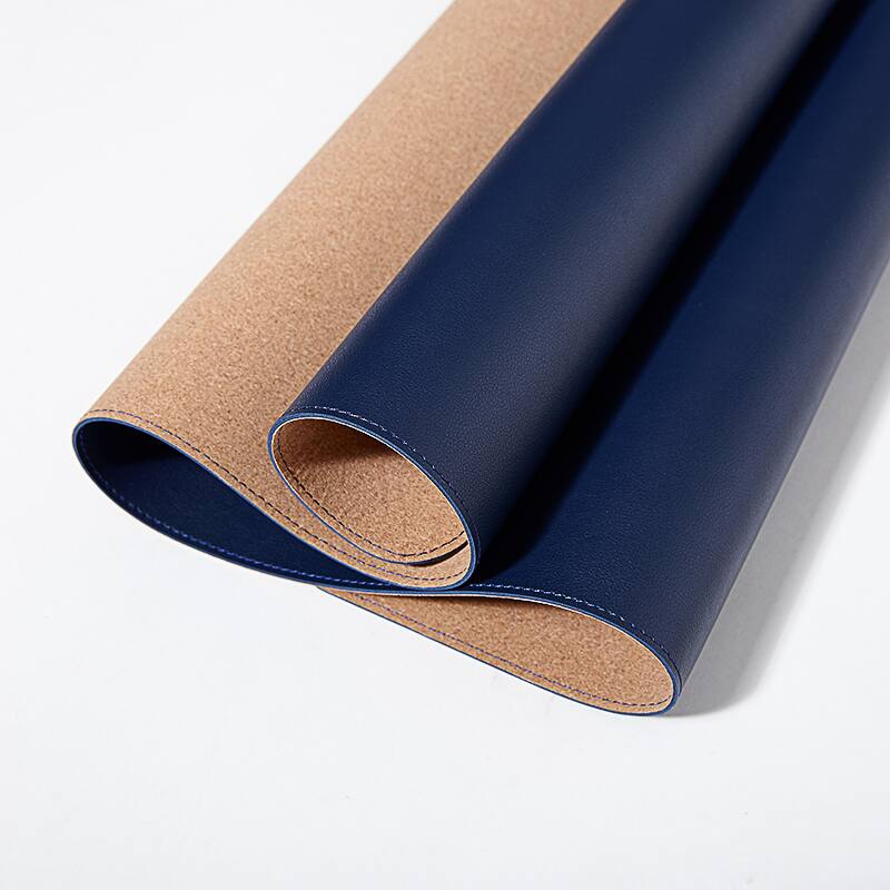 Alt View 2. GEEKOM - Premium Eco-Leather Mouse Pad - Navy Blue.