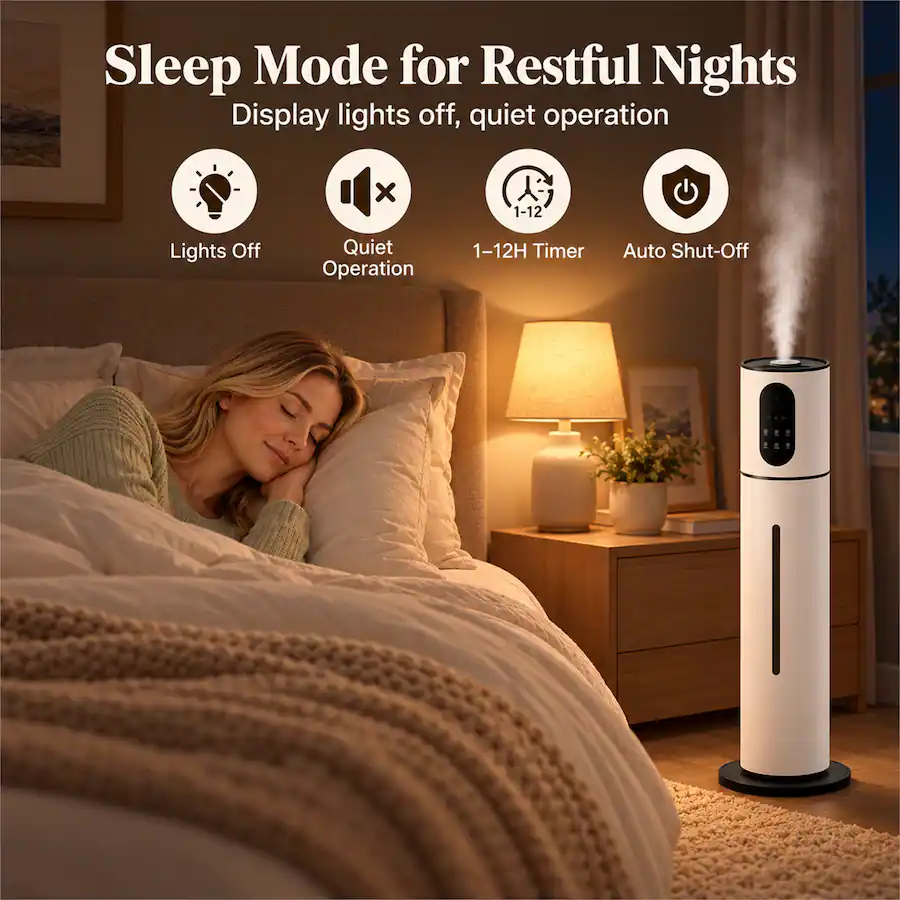 Humdifier Icon.png AMUMU 8L Ultrasonic Humidifier for Large Room 500 sq ft. 23H Quiet ...