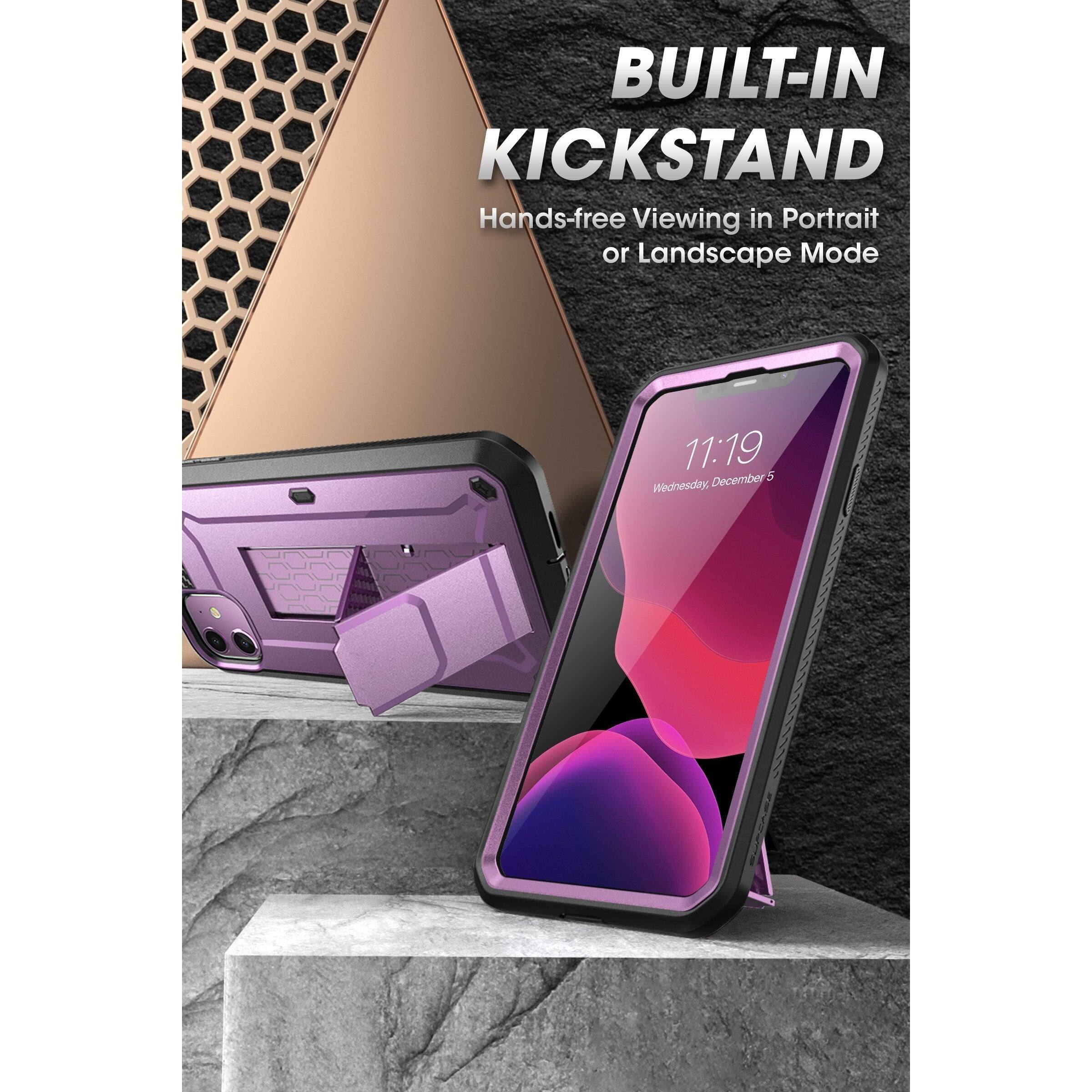 BUILT-IN KICKSTAND  
Hands-free Viewing in Portrait or Landscape Mode  

11:19  
Wednesday, December 5