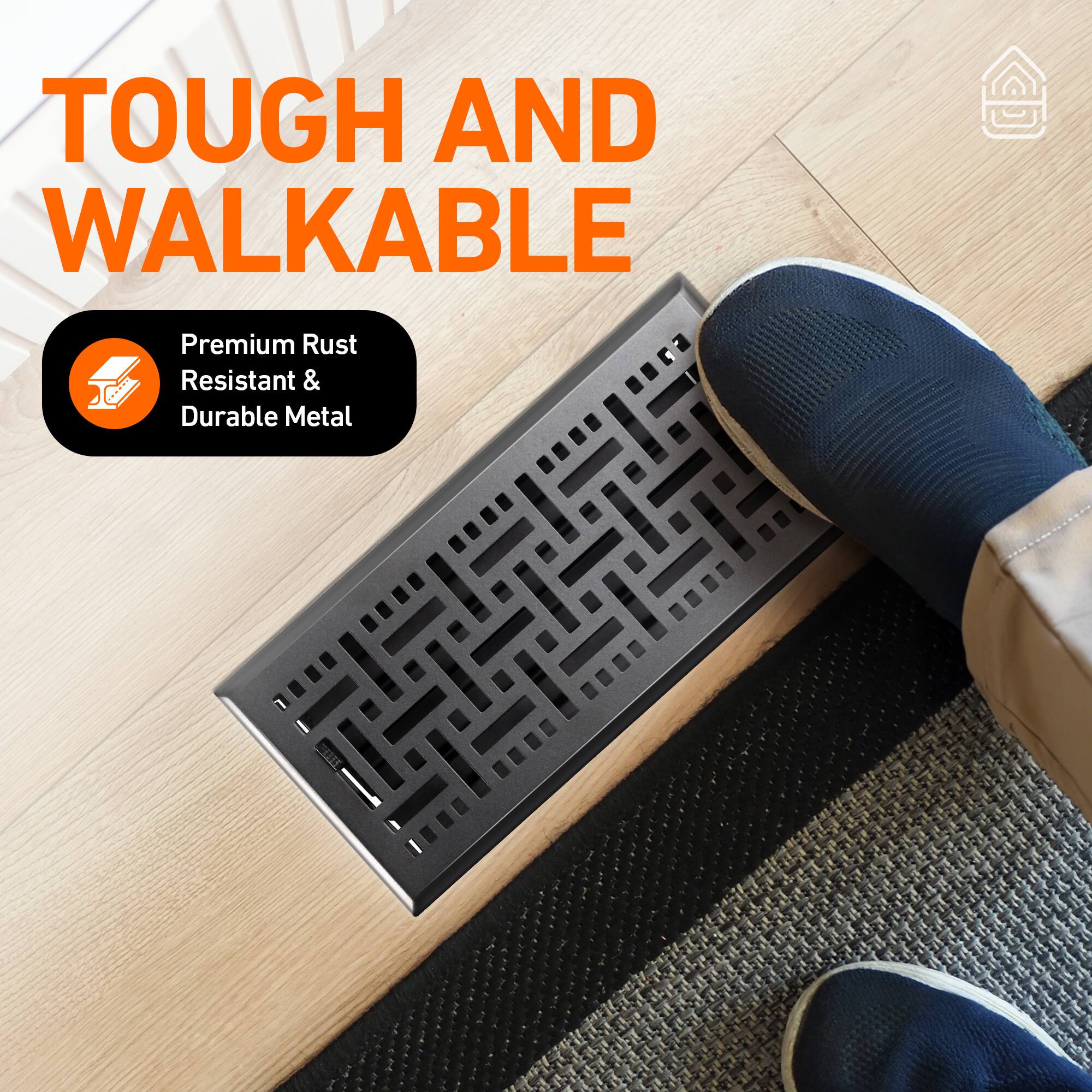 TOUGH AND WALKABLE

Premium Rust Resistant & Durable Metal