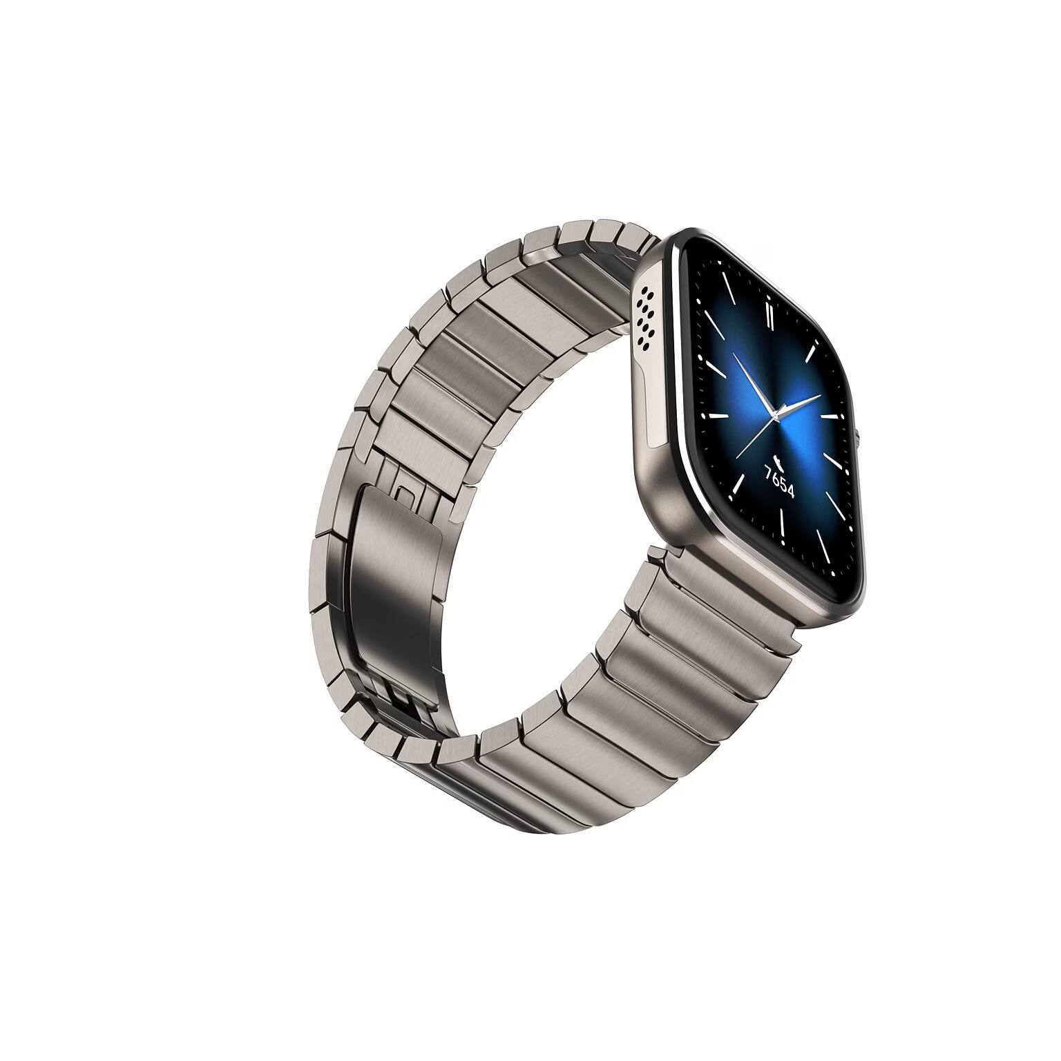 Back. Noise - Pro 6 Max Smartwatch with Intelligent AI and Endless AI Watch Faces - Black.