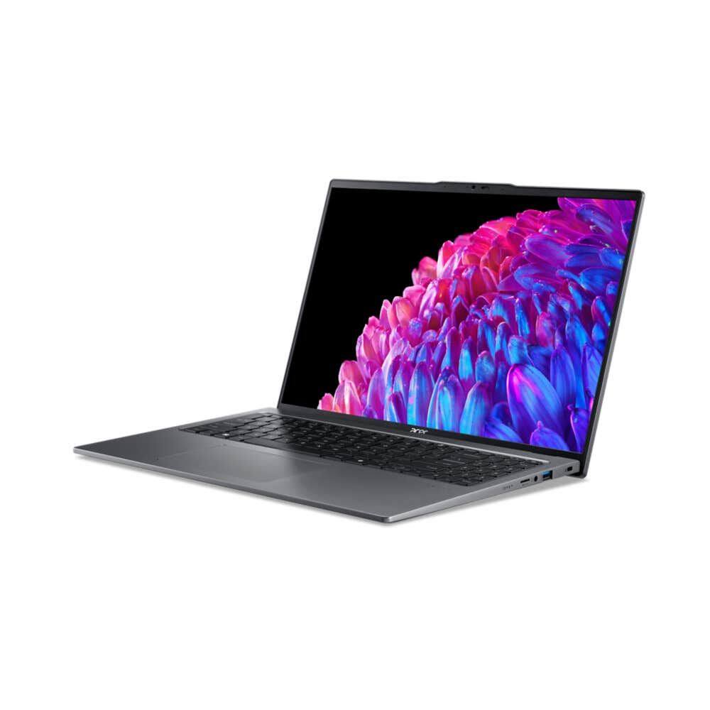 Angle. Acer - Swift Go 16 - 16" Laptop Intel Core Ultra 5 125H 1.2GHz 16GB RAM 512GB SSD Windows 11 Home - Gray.