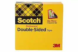 Scotch - Double Sided Tape, 3/4" x 36 yds. (665) - Clear