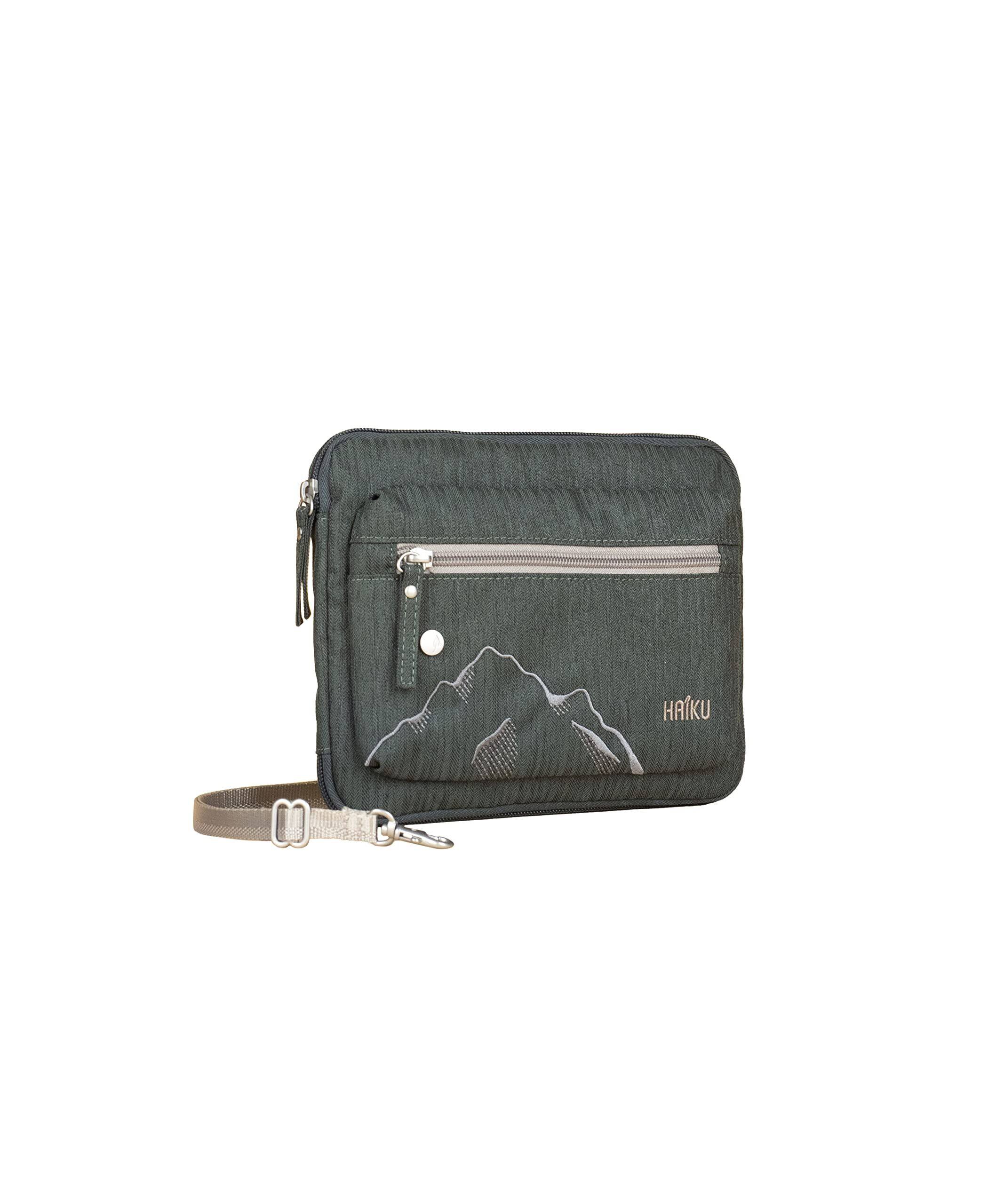 Angle. Haiku - Haiku Aspire Folio Crossbody - Deep Forest.