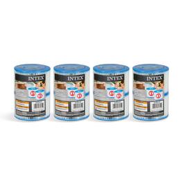 Intex - 29001E PureSpa Type S1 Easy Set Spa Filter Replacement Cartridges, 8 Pack