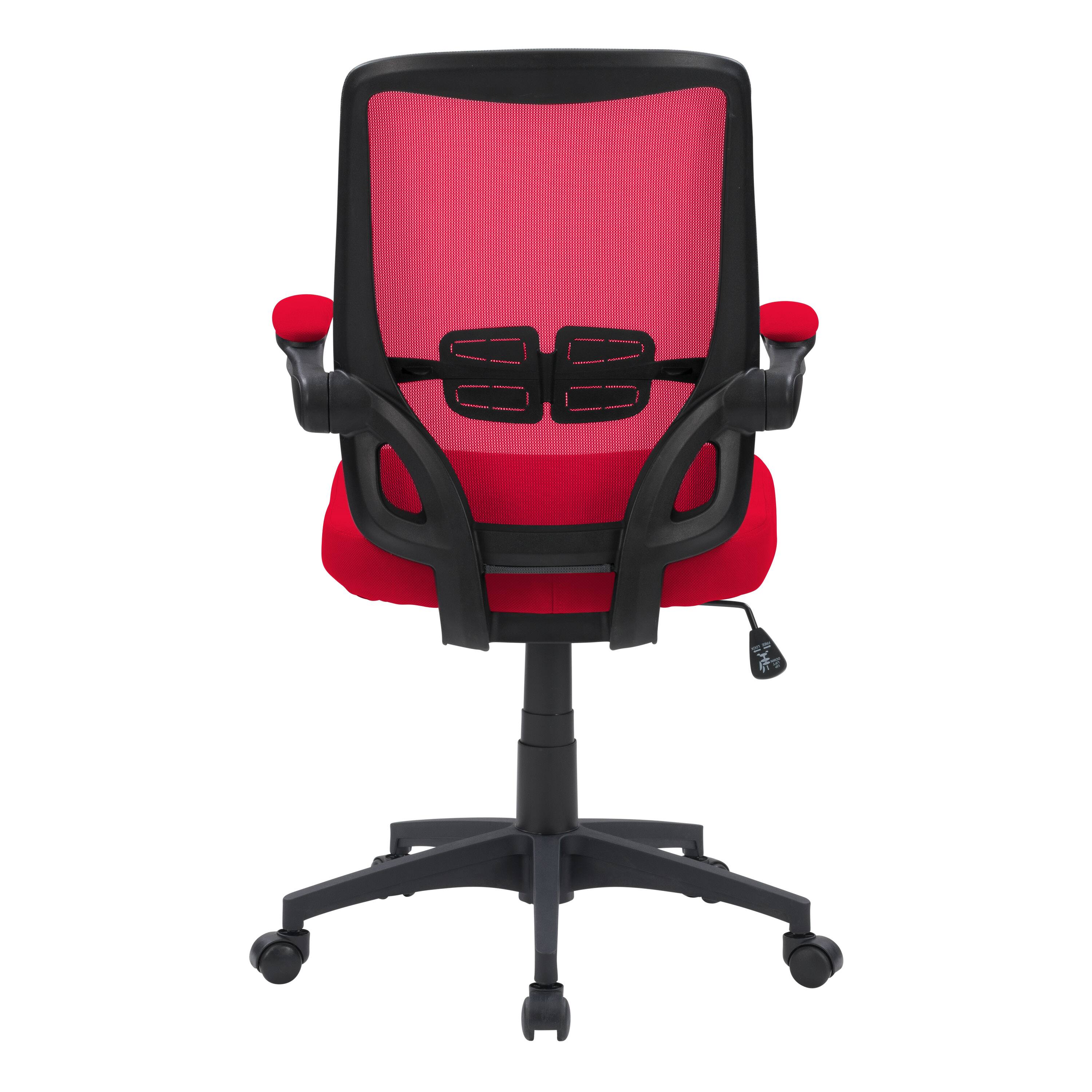 Alt View 13. CorLiving - Workspace High Mesh Back Office Chair - Red.