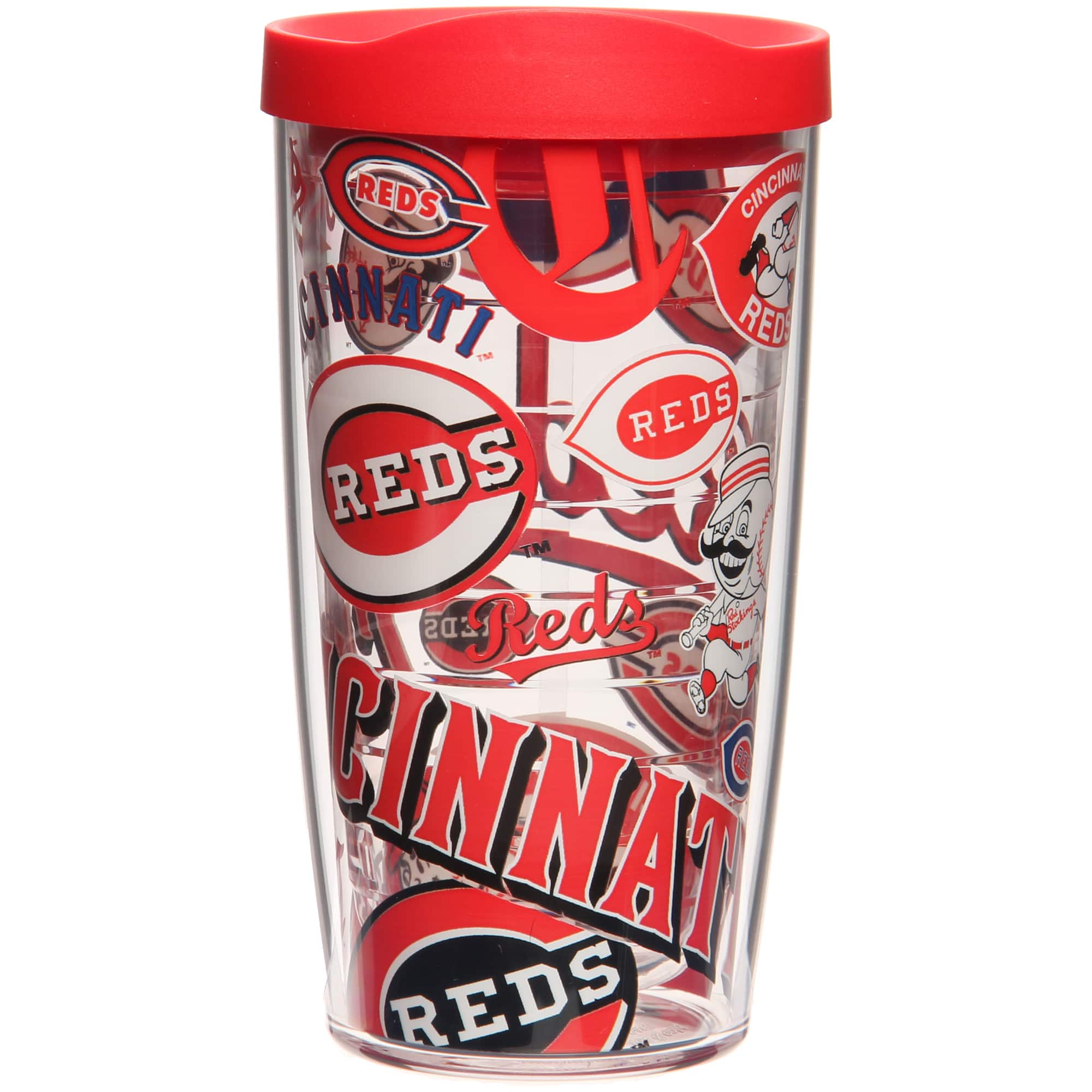 Tervis - Cincinnati Reds 16oz. All Over Wrap Tumbler With Lid - Multicolor