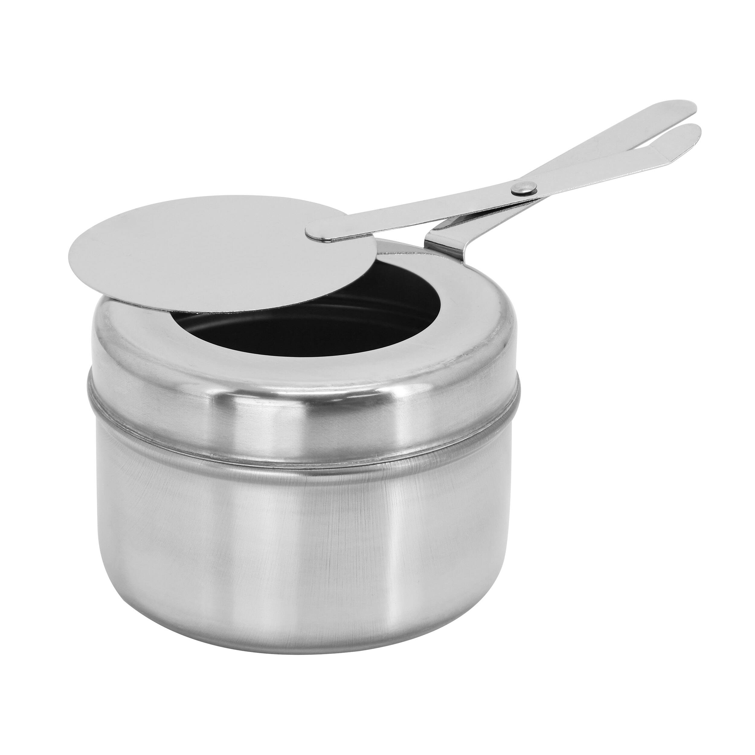 Alt View 5. MegaChef - MegaChef 6.3 Quart Round Stainless Steel Dome Roll Top Professional Chafing Dish/Food Warmer/Buffet Server Serving Dish - Silver.