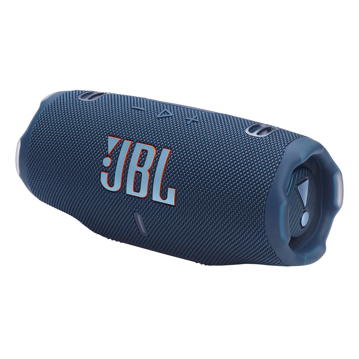 Alt View 9. JBL - JBL Charge 6 Waterproof Portable Speaker Bundle with gSport Silicone Sleeve - Blue.