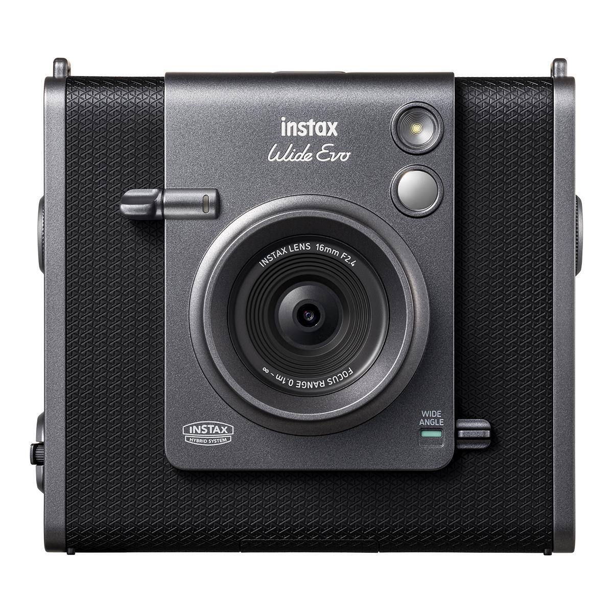 instax Wide Evo

LENS 16mm INSTAX F2.4

8 1m RANGE FOCUS

INSTAX HYBRID SYSTEM

WIDE ANGLE