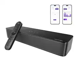 Ultimea - Poseidon M20 2.1ch Compact Sound Bar, Built-in Subwoofer, App Control, 120W, BT5.4, OPT/AUX,Wall Mount 2026 Ver - Black