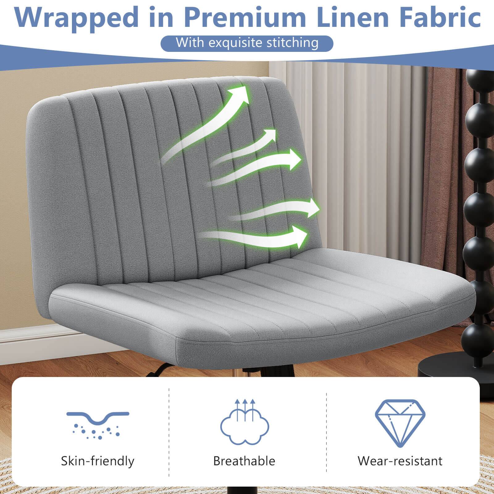 Wrapped in Premium Linen Fabric  
With exquisite stitching  

Skin-friendly  
Breathable  
Wear-resistant