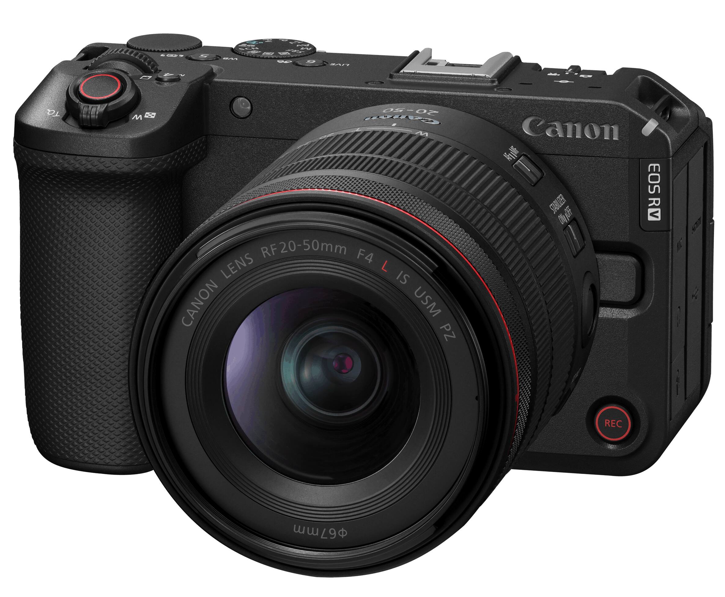 Canon EOS R5  
RF 20-50mm F4 L Lens IS USM PZ  
Canon Kpll EOS STAOLAER RV  
00  
REC 67mm