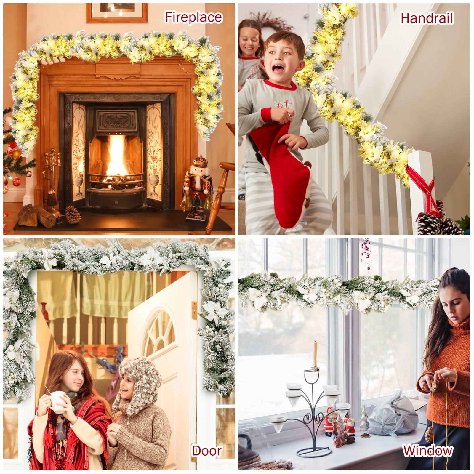 Fireplace Handrail it Door Window