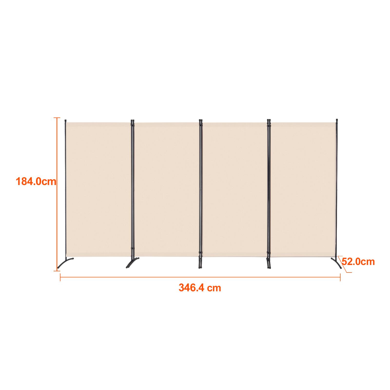 184.0cm, 346.4 cm, 52.0cm
