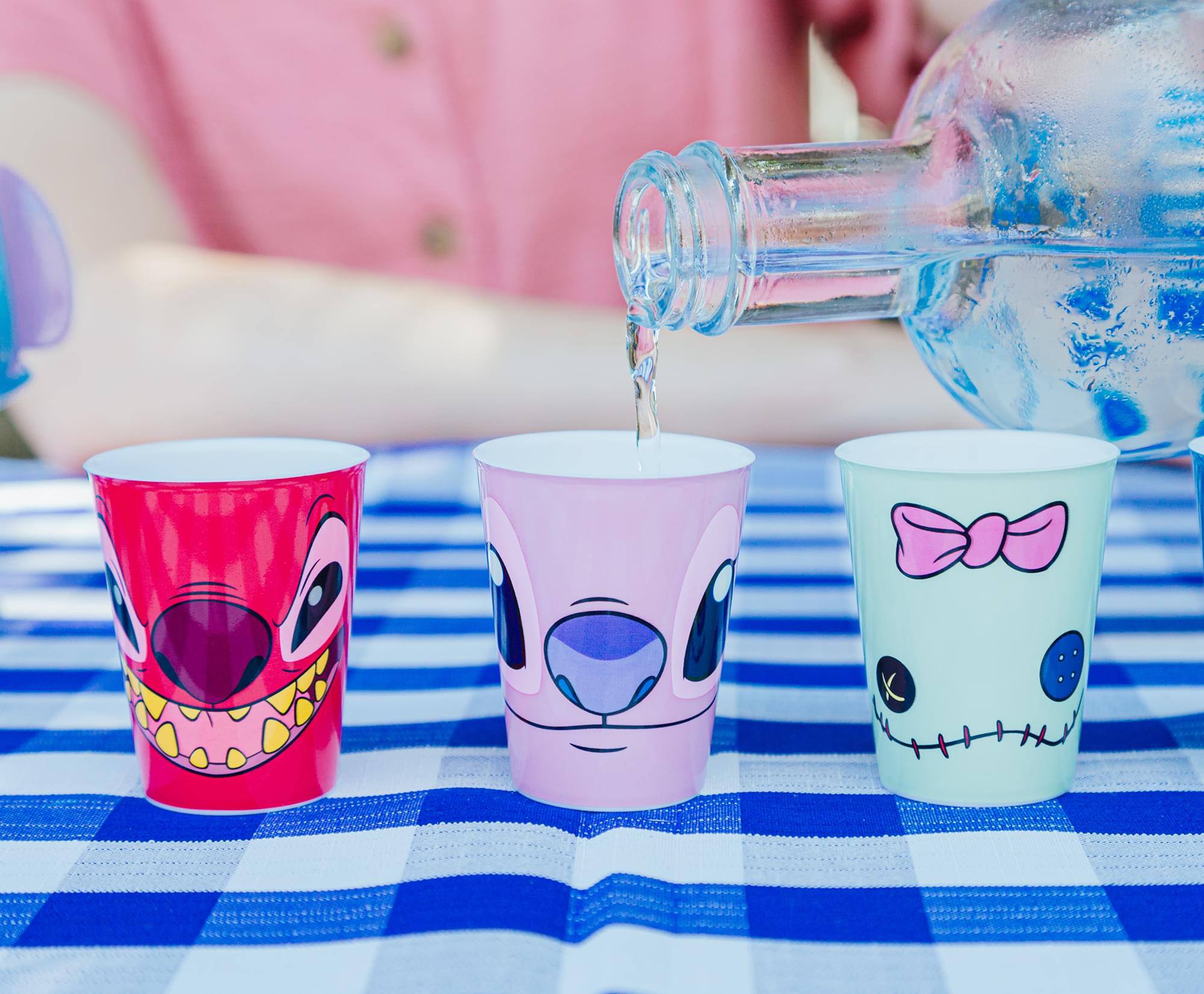 Alt View 5. Disney - Disney Lilo & Stitch 4-Piece Plastic Mini Cup Set | Each Holds 2 Ounces - Multicolored.