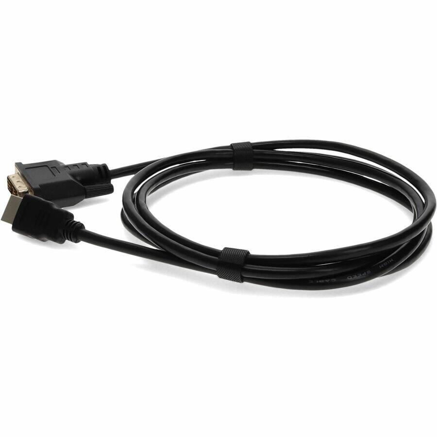 Alt View 5. AddOn - AddOn 6ft HDMI 1.3 Male to DVI-D Single Link (18+1 pin) Male Black Cable For Resolution Up to 1920x1200 (WUXGA) - 6 ft - Black.