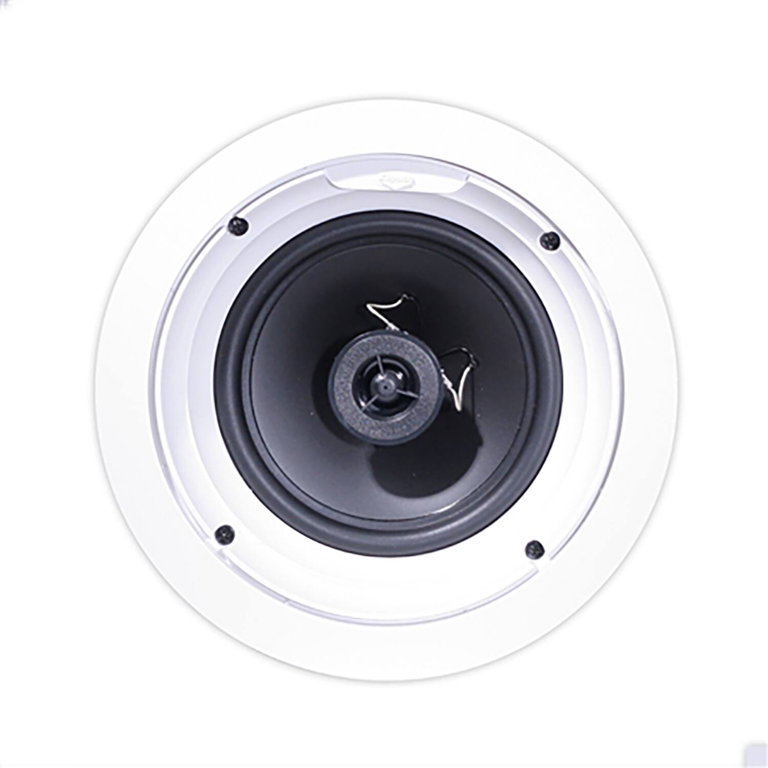 Alt View 1. Klipsch - R-1650-C In-Ceiling Speaker - White (4-Pack) Bundle.