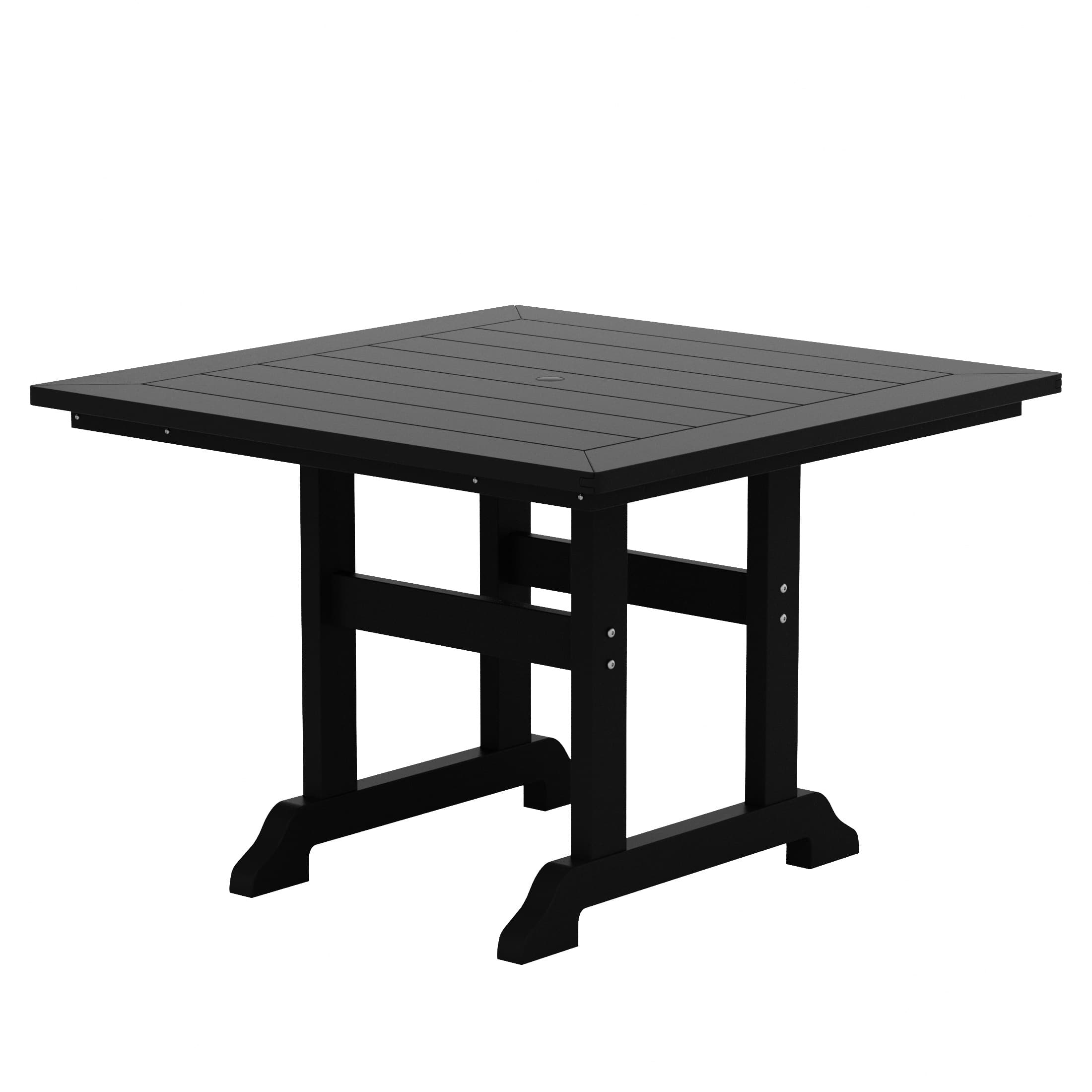 "WestinTrends - Malibu 43"" Outdoor Patio Square Dining Table - Black" price history on PriceWatchPro