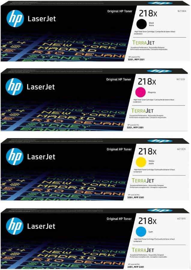 HP - 218X High-Yield Toner Cartridge 4-Pack - Black | Cyan | Magenta | Yellow