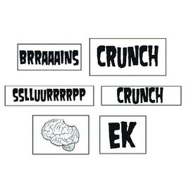 EMCE Toys - Words With Zombies Refrigeration Magnet Set - Multi-Color