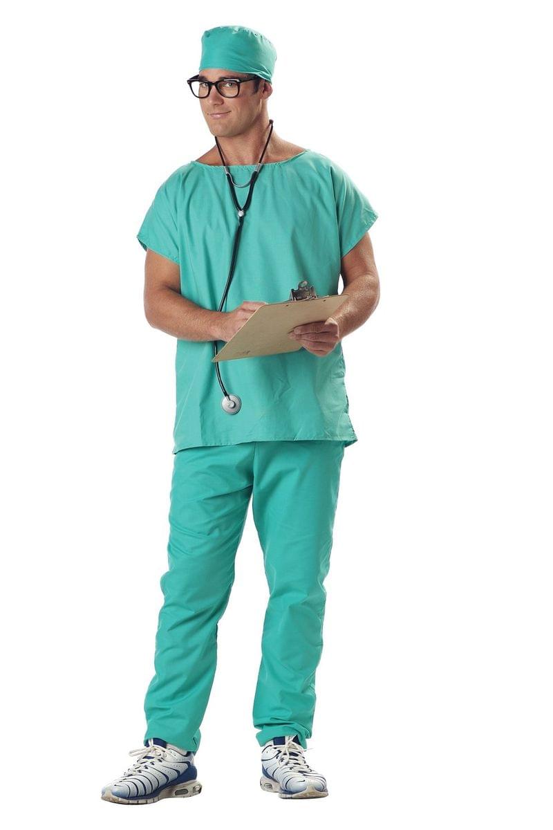 California Costumes - Doctor Scrubs Adult Costume Medium - Green price history on PriceWatchPro