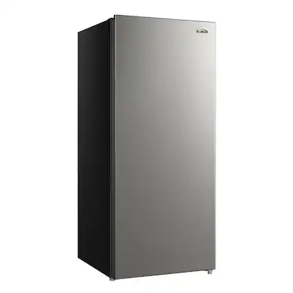 Front. Koolmore - 7 Cu. Ft. Garage Ready Convertible Upright Freezer/Refrigerator in Stainless Steel (KM-RUF-7S-SS) - Stainless steel.