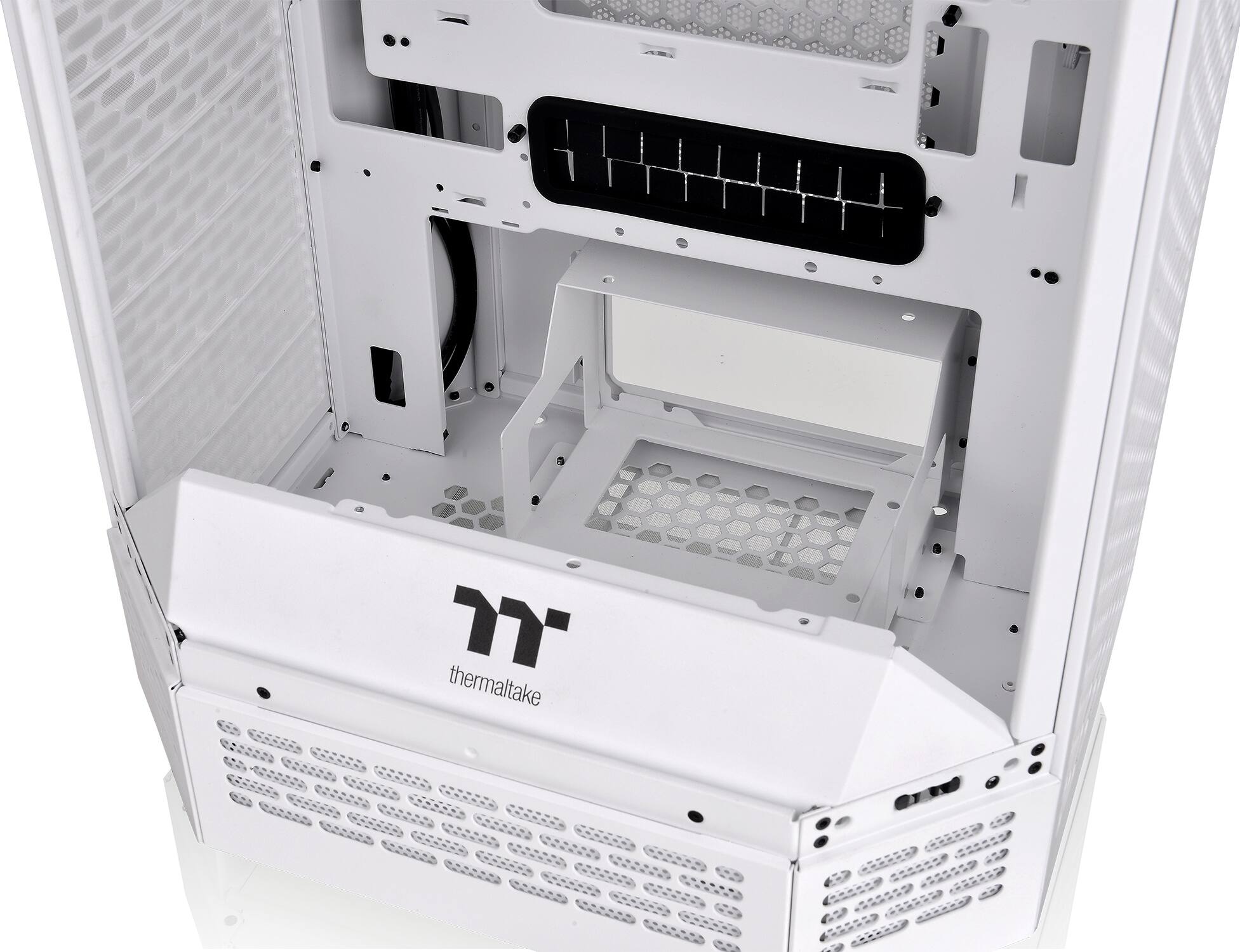 Alt View 27. Thermaltake - The Tower 300 Micro ATX PC Case - Snow.